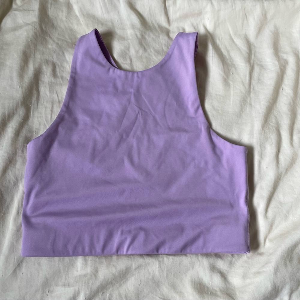medium girlfriend collective dylan bra lilac
